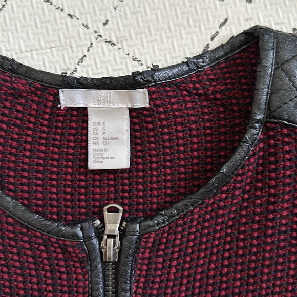 H&M mixed media jacket/cardigan - Picture 5 of 7